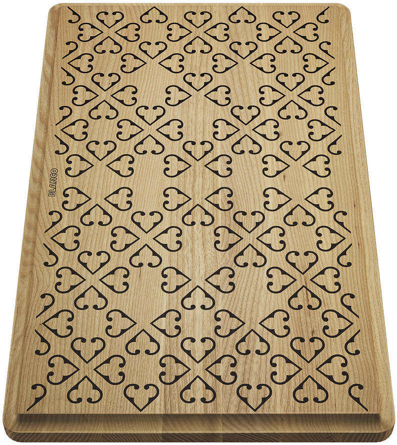 Blanco 237591 mintázott kőris vágódeszka FARON XL 6S mosogatótálcákhoz