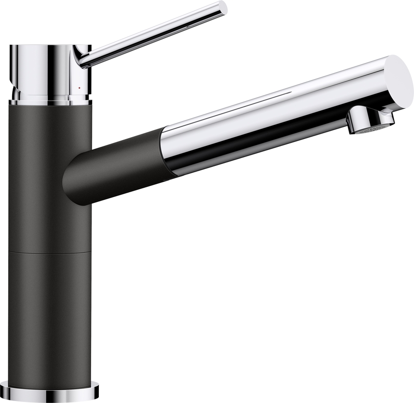 Blanco Alta-S Compact fekete 526161 kihúzható fejes csaptelep