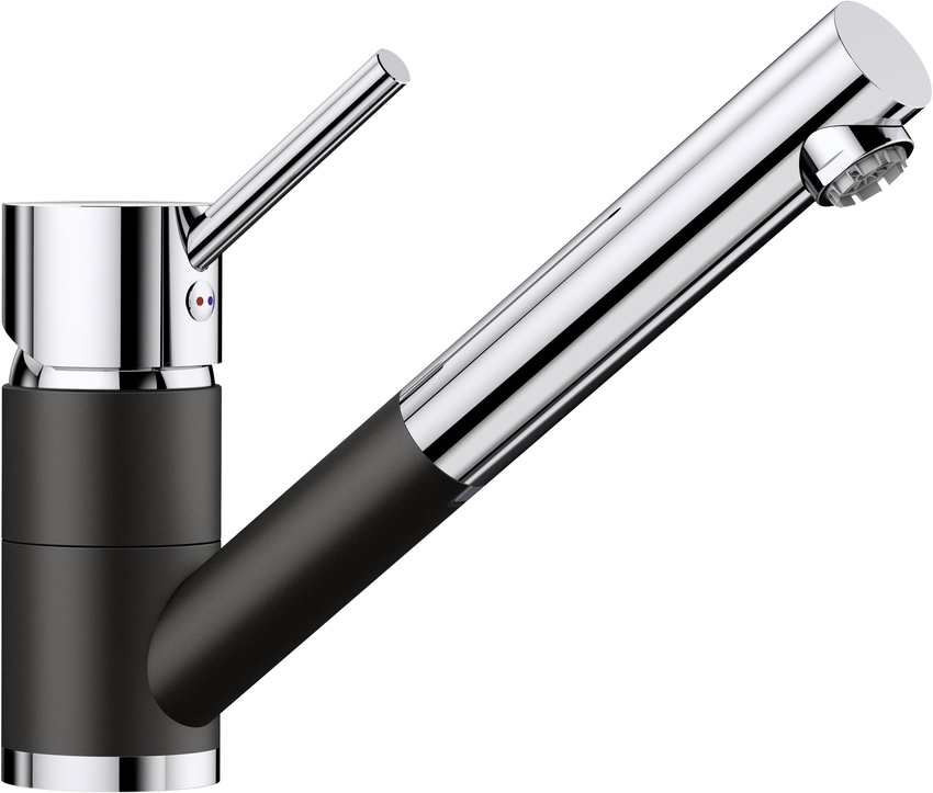 Blanco Antas-S fekete 526167 kihúzható fejes csaptelep