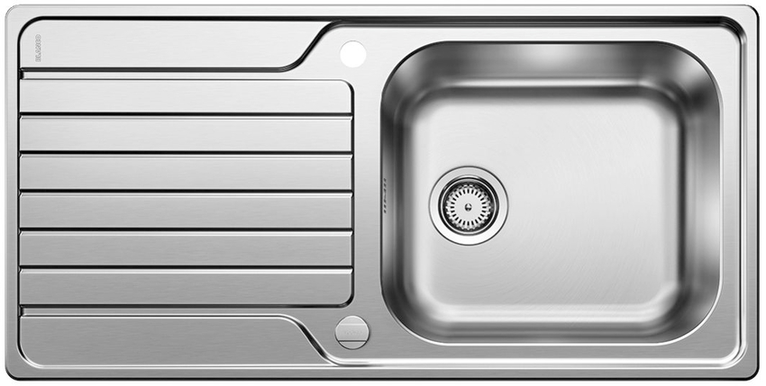 Blanco Dinas XL 6S 524255 exc. fényes rozsdamentes mosogatótálca két furattal