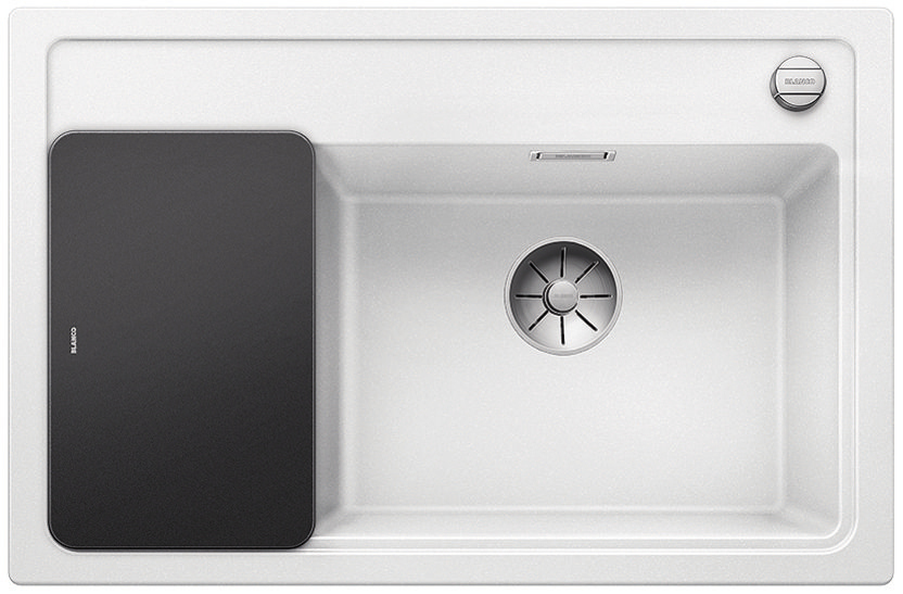 Blanco Zenar XL 6S Compact fehér exc. 523758 Silgranit mosogatótálca üveg vágólappal