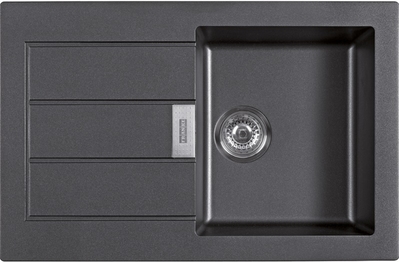 Franke Sirius SID 611-78 Carbon fekete Techtonite mosogatótálca