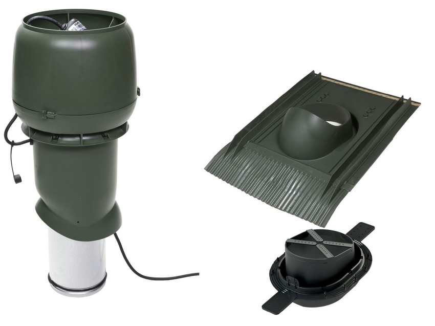 Vilpe 1003 zöld tetőventilátor szett 5 év magyar garanciával