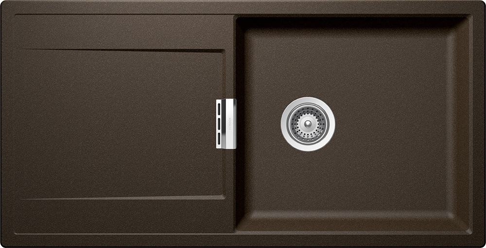 Schock Mono D-100L Bronze/bronzbarna Cristadur gránit mosogatótálca