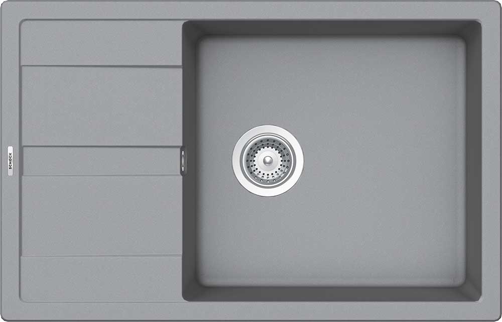 Schock Ronda D-100XL Croma/szürke Cristalite gránit mosogatótálca