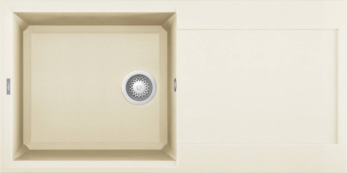 Elleci Easy 480 G62 Bianco Antico granitek mosogatótálca