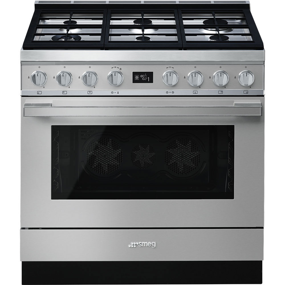 Smeg Cooker CPF9GPX inox szabadonálló tűzhely magyar garanciával