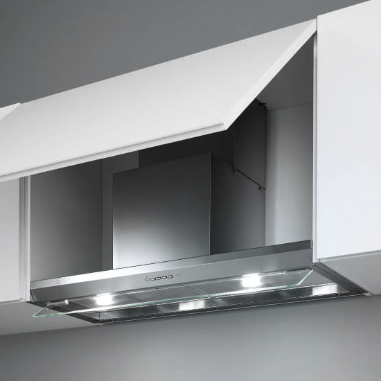 Falmec Virgola Evo 120 inox felső szekrénybe építhető páraelszívó