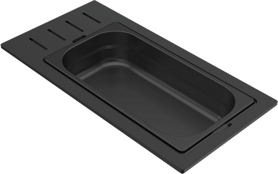 Elleci KD011065BK fekete Gourmet szett 1/3 Sintesi mosogatótálcához