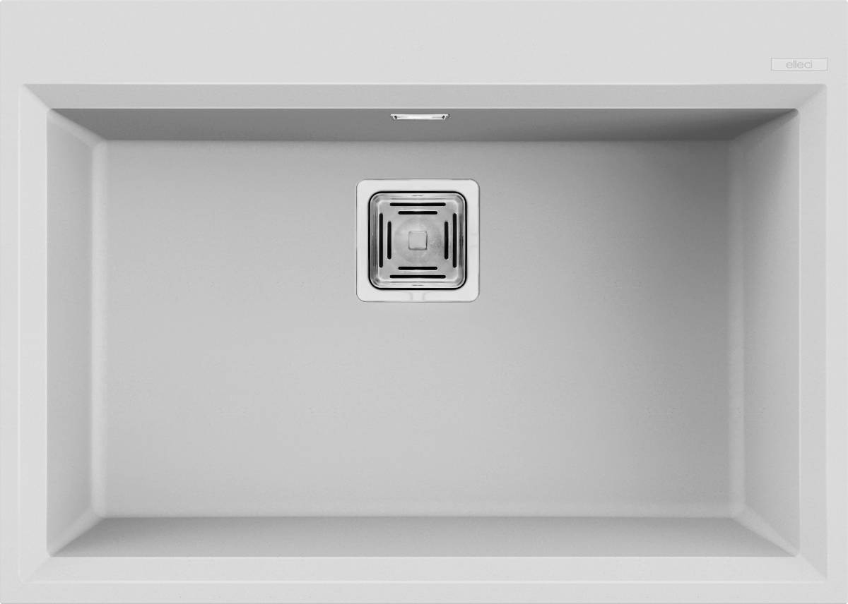 Elleci Karisma 120 G68 Bianco granitek mosogatótálca