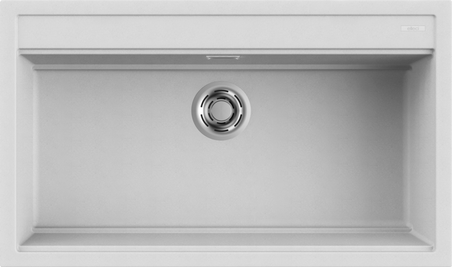 Elleci Best 360 Workstation G68 Bianco granitek mosogatótálca