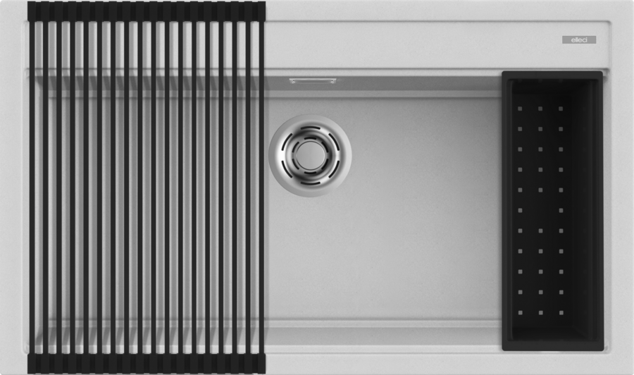 Elleci Best 360 Workstation szett M79 Aluminium granitek mosogatótálca