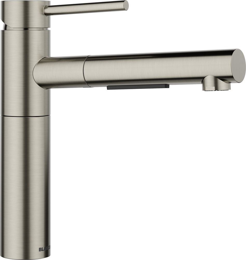 Alta-S II satin platinum 527710 kihúzható zuhanyfejes csaptelep