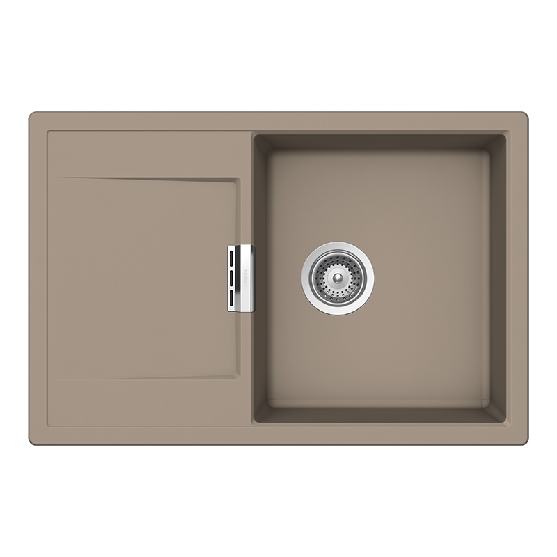 Schock Mono D-100 Twilight/taupe szürke Cristadur Green Line gránit mosogatótálca