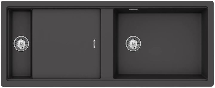 Schock Prepstation D-150 Dusk/matt sötétszürke Cristadur Green Line gránit mosogatótálca