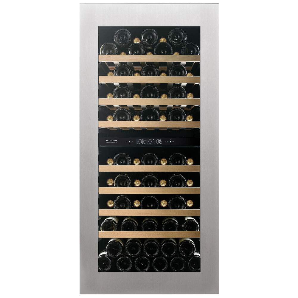 Dunavox DVH-70.185DSS.TO inox beépíthető borhűtő magyar garanciával