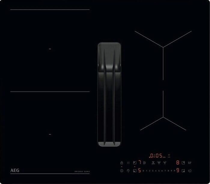 AEG TT64CB00CB XT Bridge Hob2Hood fekete indukciós főzőlap és páraelszívó egyben magyar garanciával