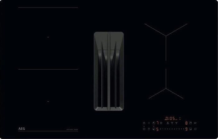 AEG TT84CB00CB XT Bridge Hob2Hood fekete indukciós főzőlap és páraelszívó egyben magyar garanciával